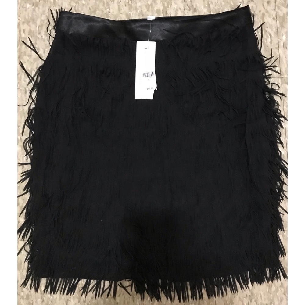 Fringe mini skirt